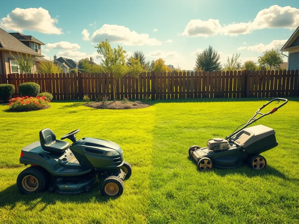 Riding Mowers vs Push Mowers: Which One is Right for You?